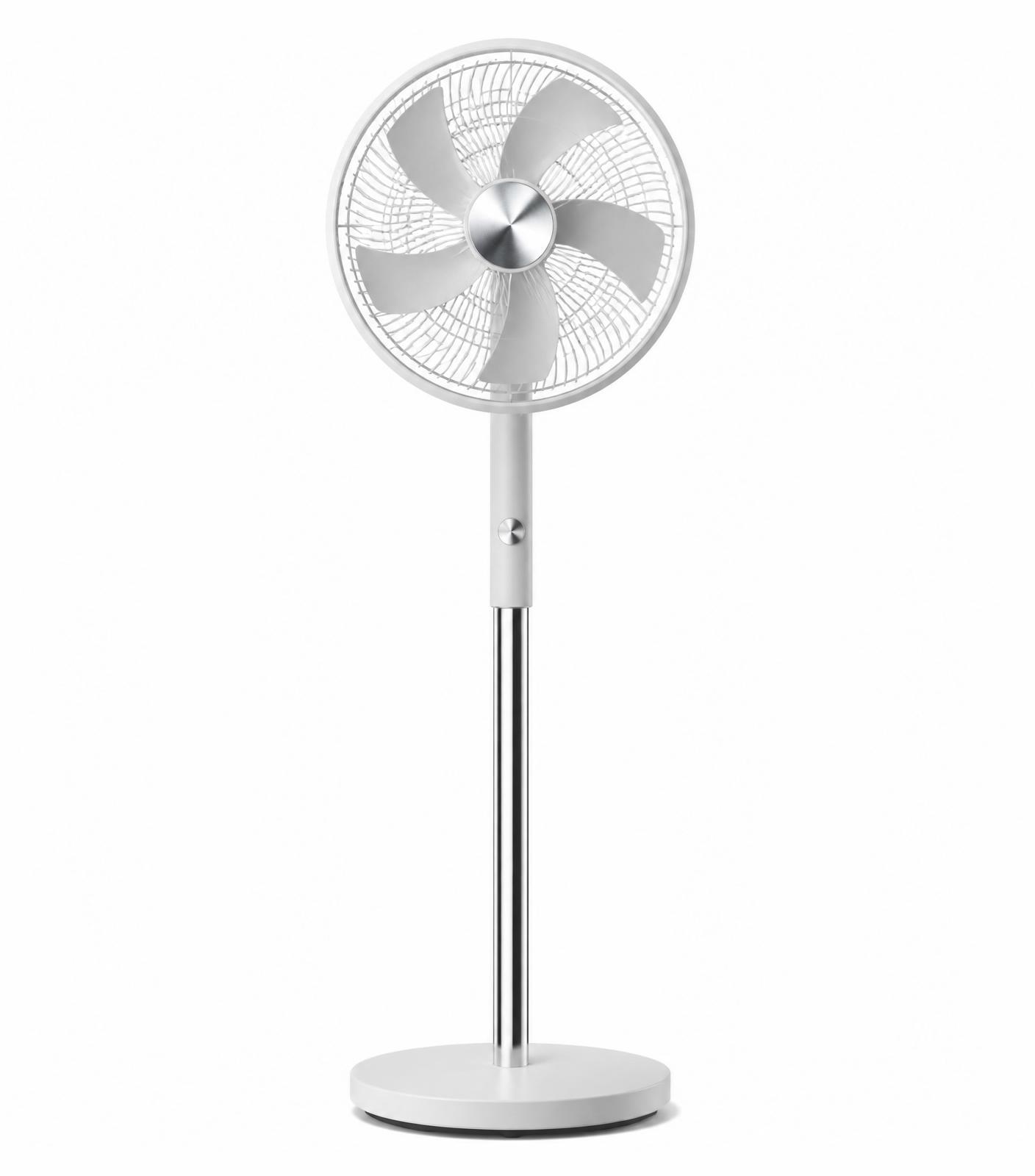 Ventilatore a piantana AriaCasa 5 pale bianco